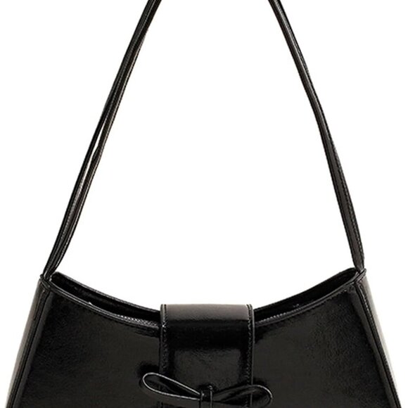 Handbags - Women Shoulder Bag PU Material Small Hobo Purse Trendy Y2K Style Compact